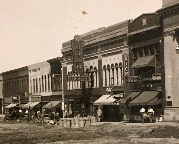 Bohm Theatre - Old Postcard (newer photo)